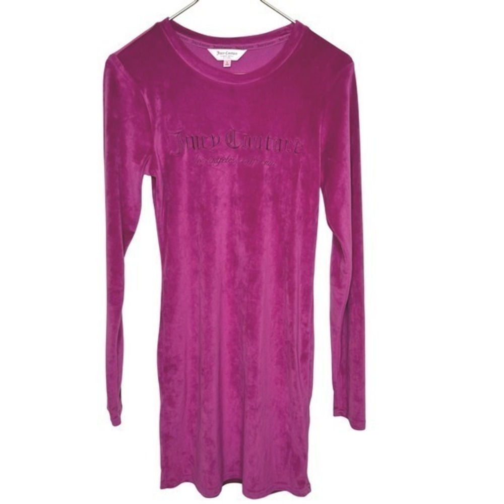 Juicy Couture Velour Sleepwear Dress Large Pink